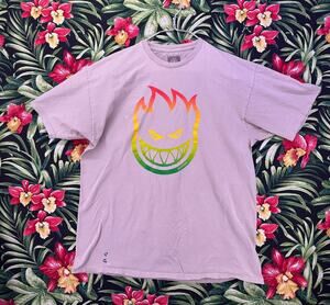 Spitfire Brown Short Sleeve Skateboarding Tshirt XL
